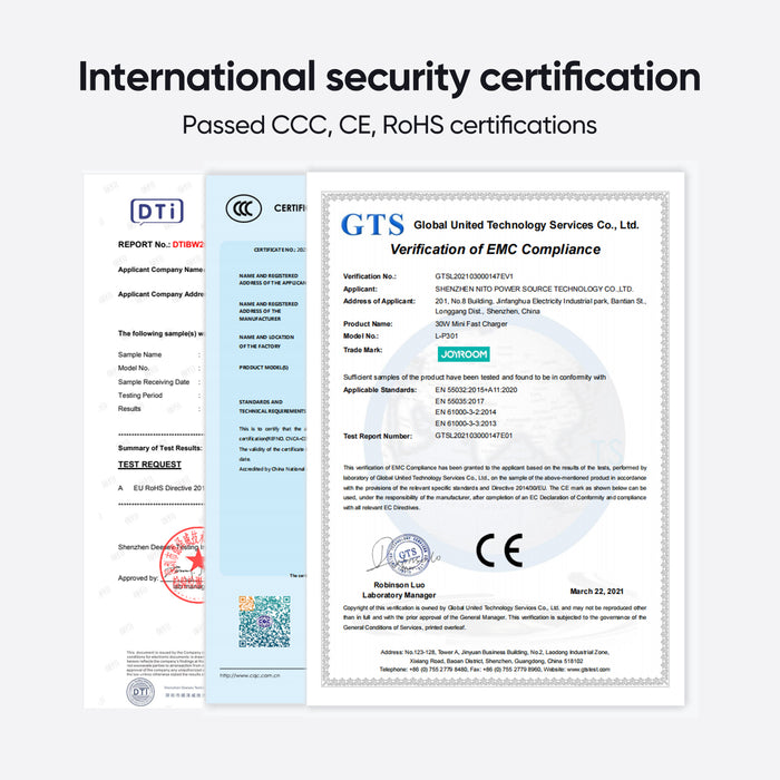 L-QP303 30W Mini Intelligent Dual Port Fast Charger