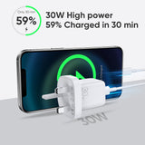 L-QP303 30W Mini Intelligent Dual Port Fast Charger