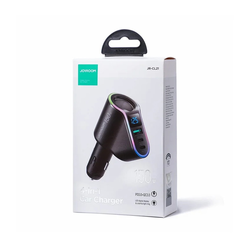CL21 150W 4 in 1 Car Charger