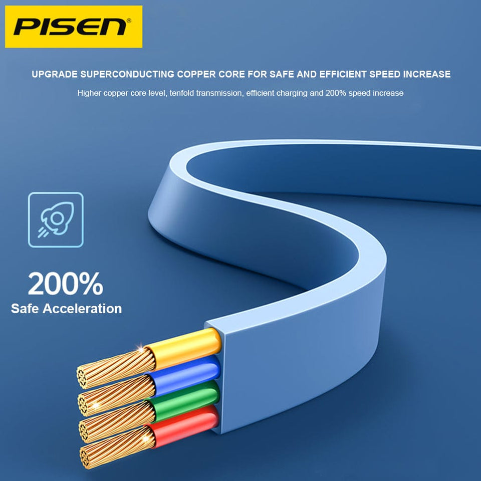 120W 3 in 1 Fast Data Cable Nylon Braided | Super Fast Charging Cable Type-C + Micro + iPhone