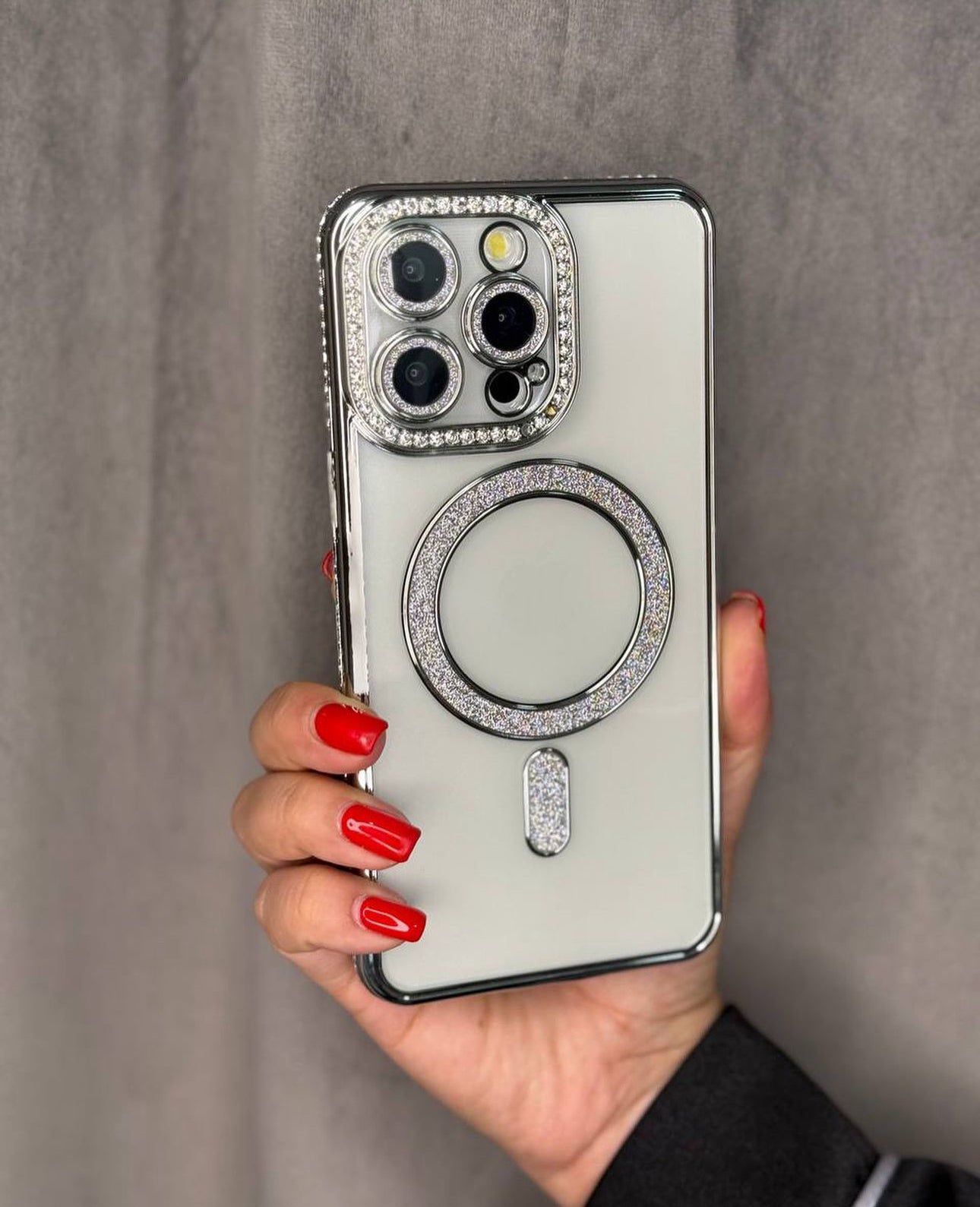 Diamond Magesafe Glitter Case Lens Case